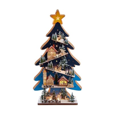 Деревянная ёлка 60 см - купить в Сояле